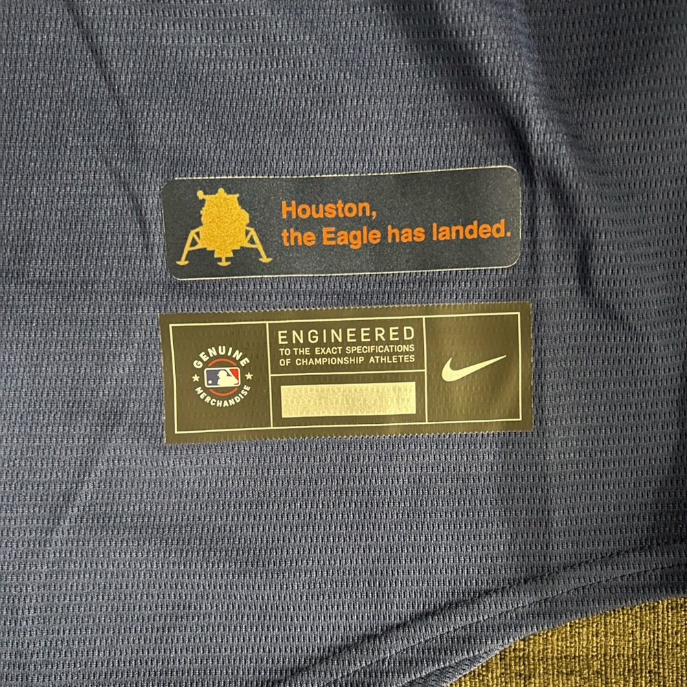 Nike Houston Astros City Connect Jersey Baseball MLB Space Men’s Sz: XL - Picture 4 of 7